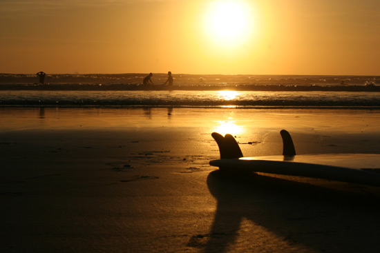 Surf lesson sunset Los Islotes 2